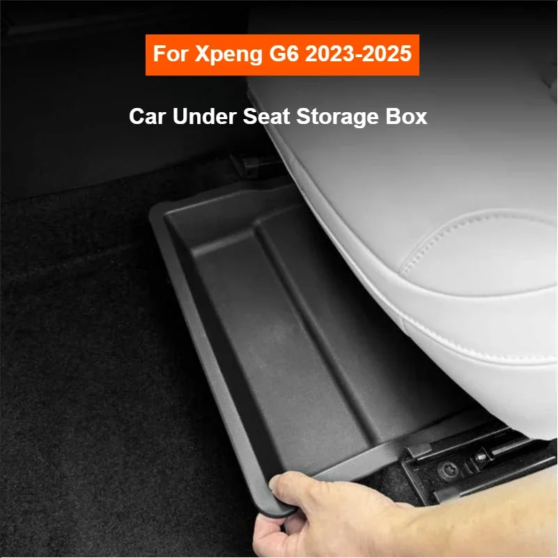 

For Xiaopeng Xpeng G6 Car Under Seat Storage Box G6 Under Driver's and Front Passenger Seats Car Interior Storage Accessories