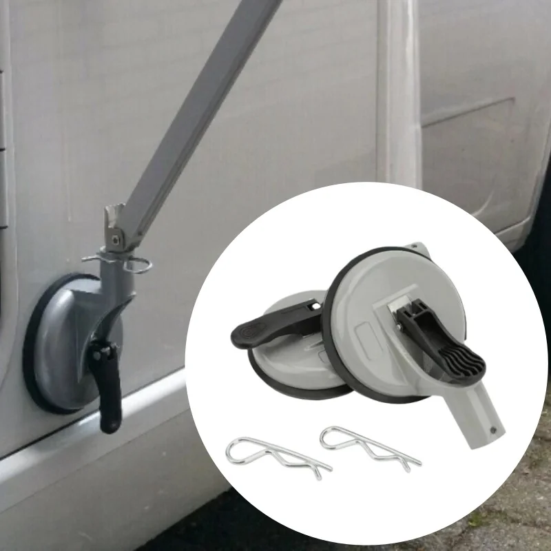 2PCS For Thule Omnistor Awning Bracket With Suction Cup RV Caravan Motorhome Camping Accessories