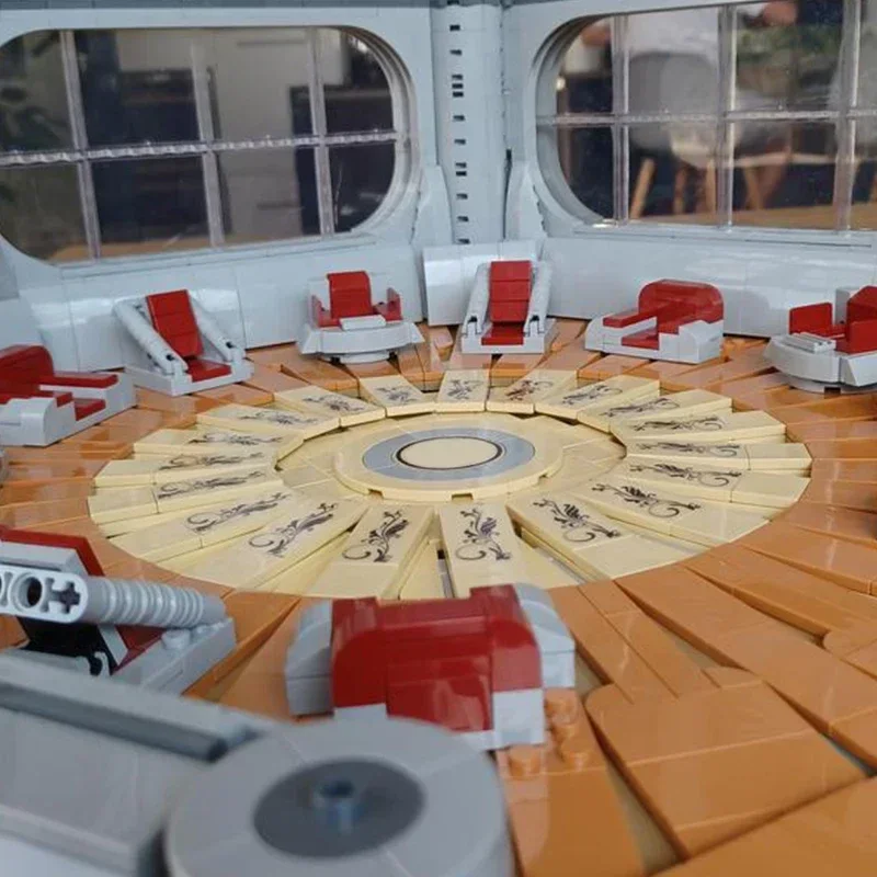 Star Movies Modello Moc Mattoni da costruzione Tecnologia avanzata della sala riunioni Blocchi modulari Regali Giocattoli di Natale Set fai da te Assemblaggio