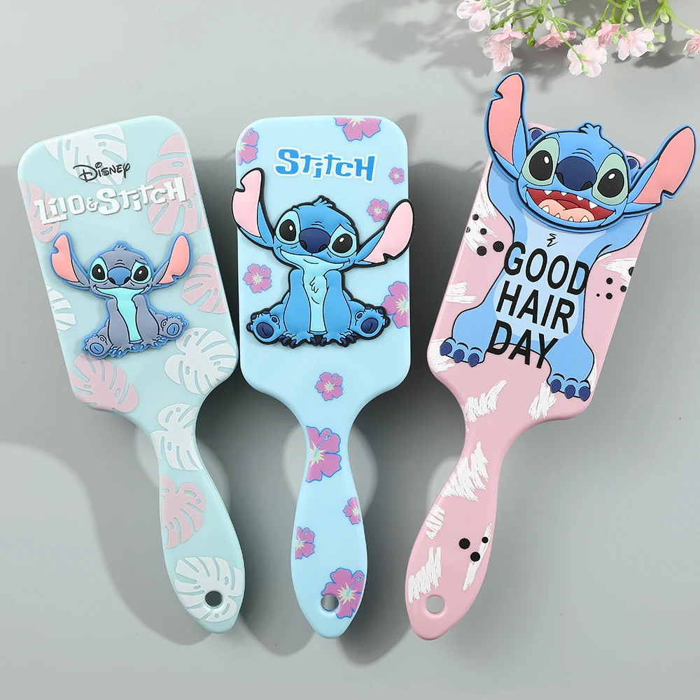 Disney peripheral hot sale 1pcs Stitch air cushion comb cartoon cute hair comb girl gift