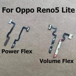 Power Flex For Oppo Reno5 Reno 5 Lite Power Switch On Off Volume Key Button Flex Cable Replacement Parts