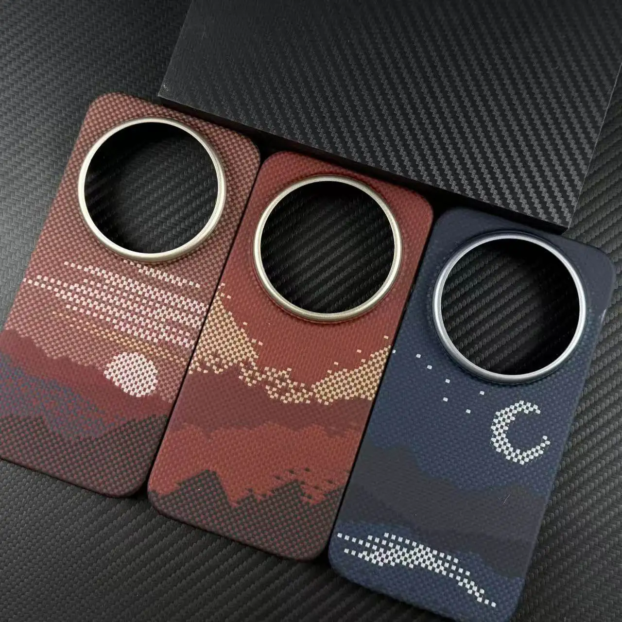 

Real Premium Kevlar Aramid 600D Carbon Fiber Case For Xiaomi 17 Ultra 15 For MagSafe Bare-metal Feel Ultra-thin Anti-drop Cover
