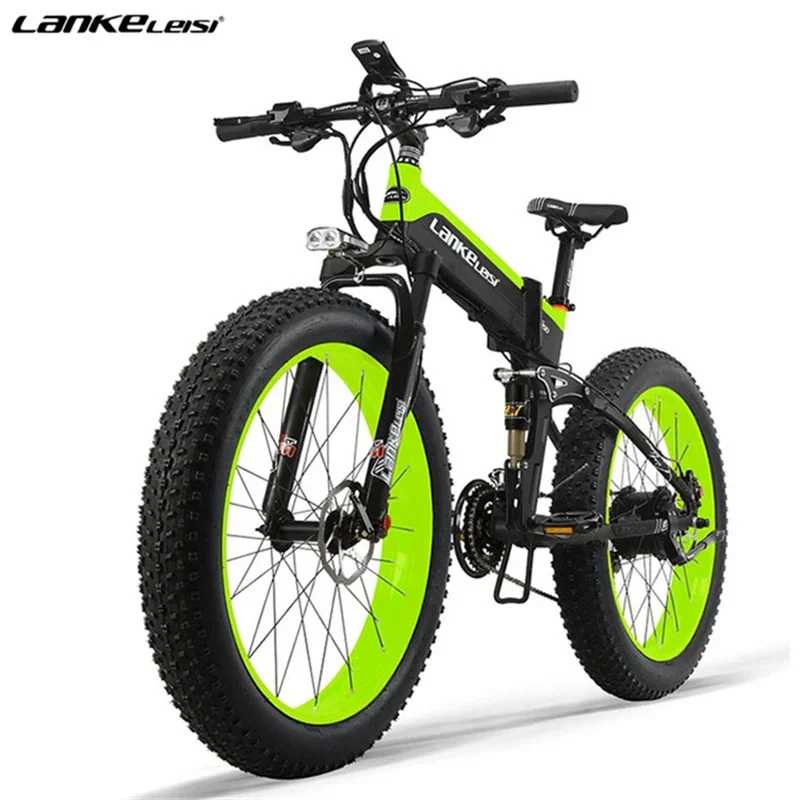 LANKELEISI T750PLUS 1000w 48v 14.5ah 26 inch folding fat tire