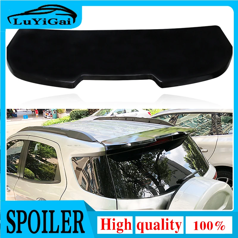 For Ford Ecosport 2013 2014 2015 2016 2017 2018 High Quality ABS Plastic Rear Roof Spoiler Trunk Wing Boot Cover Car Accessories