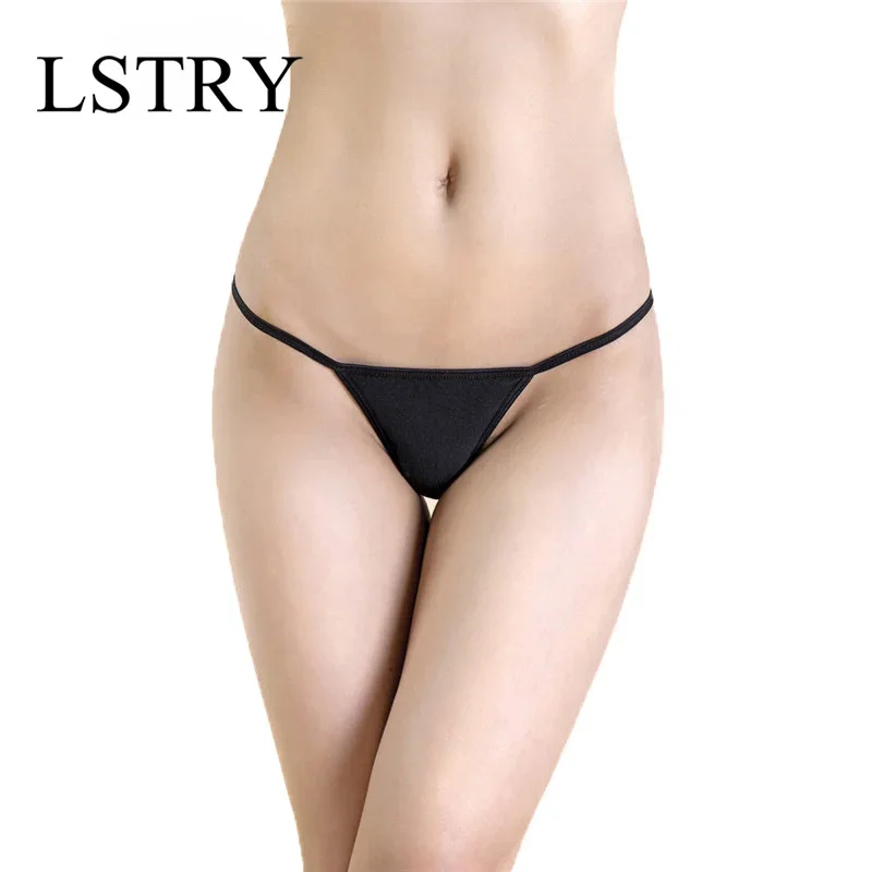 

Thin Womens Sexy G-String Thong Elasticity Mini Briefs Lingerie New Female Underwear Panties Ice Silk Temptation Panty Briefs