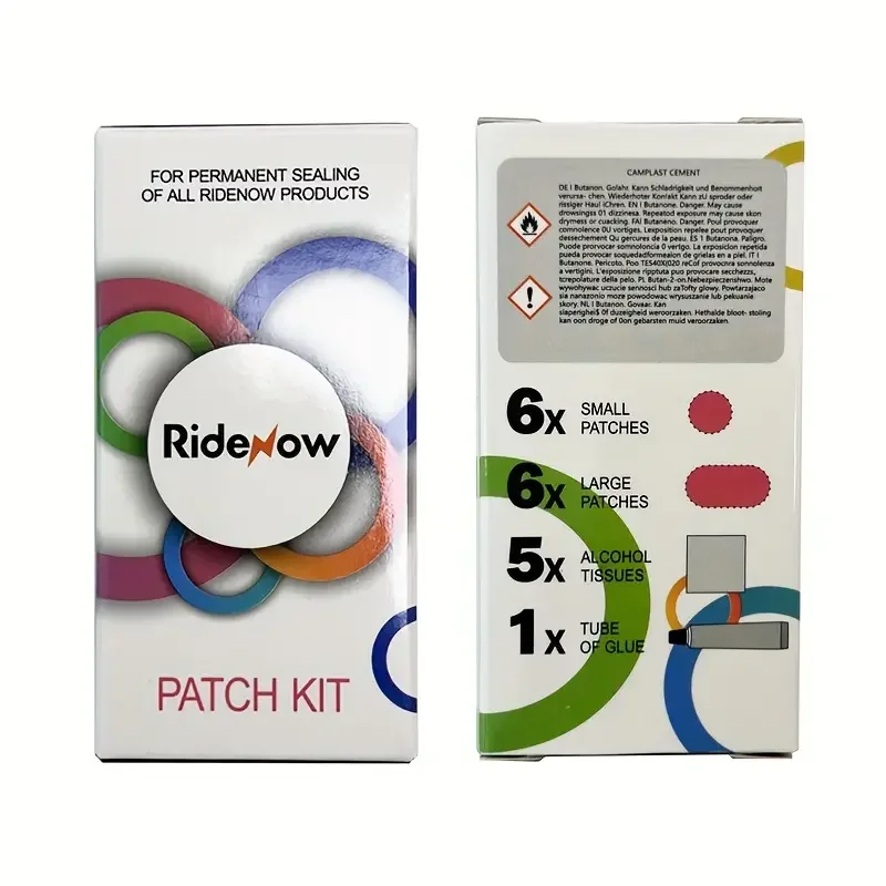 Ridenow Kit de parches TPU herramienta de reparación de tubo interior de bicicleta neumático de bicicleta de carretera 700C x 23 25 28 32C neumático