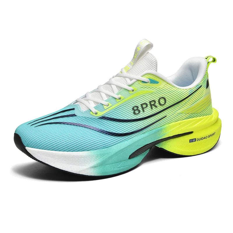 

Speciality Carbon Plate Running Shoes Man Nonskid Cushioning Marathon Sports Shoes Women Breathable Lightweight Men Race Sneaker