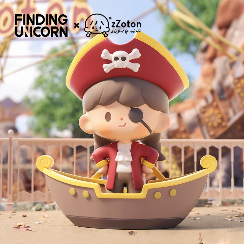 F.UN zZoton Treasure Land Series Blind Box zhuodawang Kawaii Action Figures Mystery Christmas Gift Kid Toy