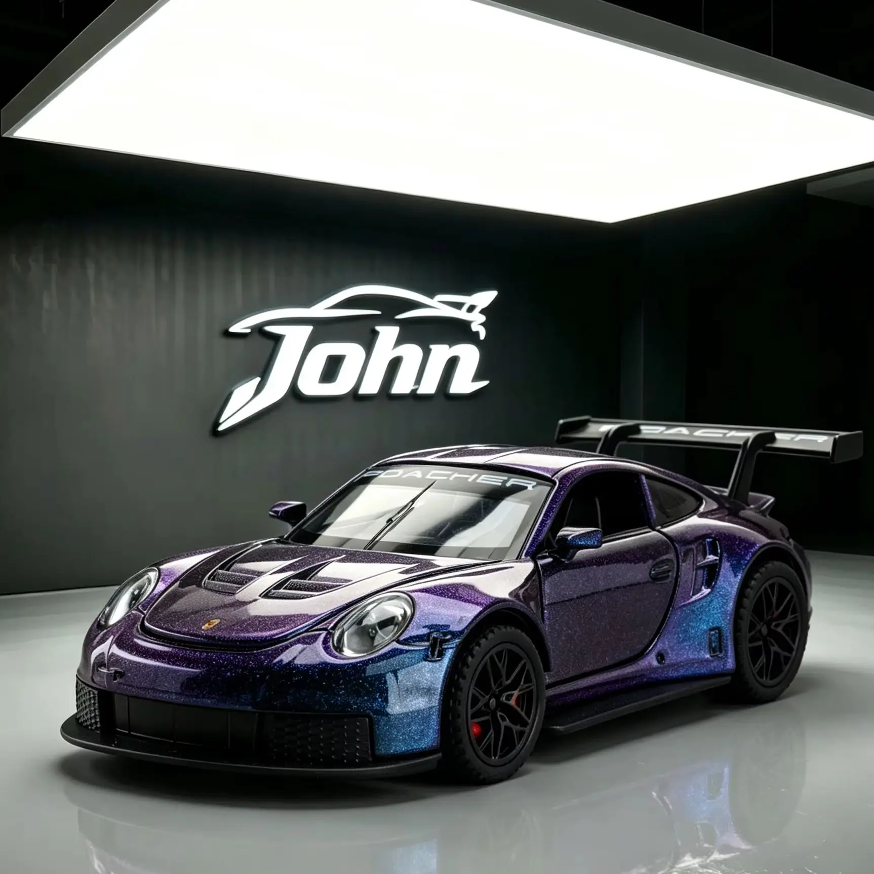 1:32 Porsche 911 GT3 RS Legierung Modell Auto Spielzeug Druck Druck Metall Casting Sound und Licht Auto Spielzeug Für Kinder fahrzeug