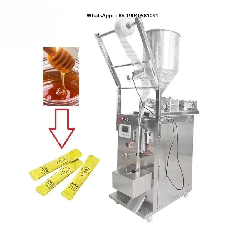 LX Multifunction Liquid Honey Juice Ketchup Sauce Peanut Butter Filling Stick Sachet Sealing Packaging Machine