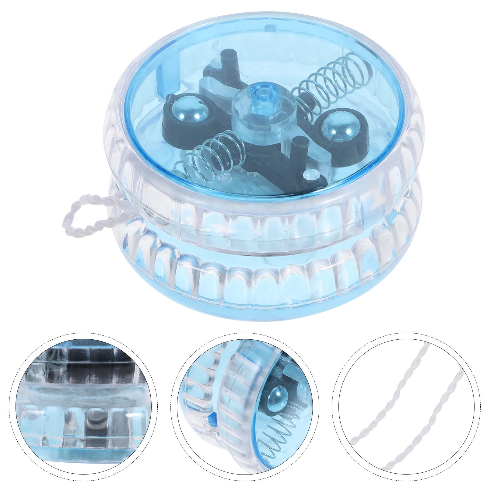 LED Luminous Yoyo พร้อม String Yo-Yo Ball วันเกิด Party Favors รางวัล (สีฟ้า) YOYOS professional yoyo yoyo ball