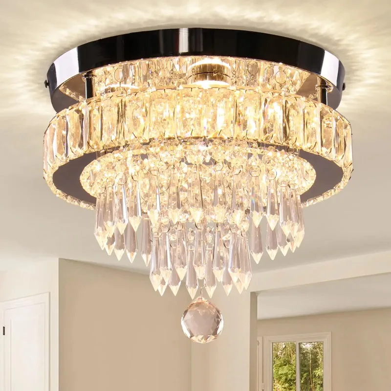 

FRIXCHUR LED Large Crystal Ceiling Lamp Chandelier Living Room Stairs Modern Decoration Home Appliance Luxurious Room Decor Lamp