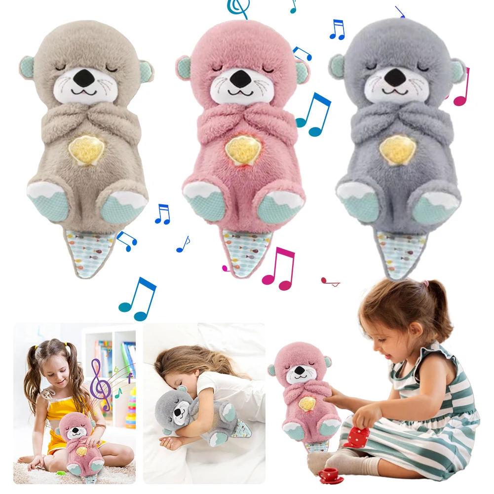 Animal Musical Light Up Toy Soothe Glowing Toy Lifelike Realistic Singing Toy Glow in The Dark Birthday Gifts for Kids Toddler