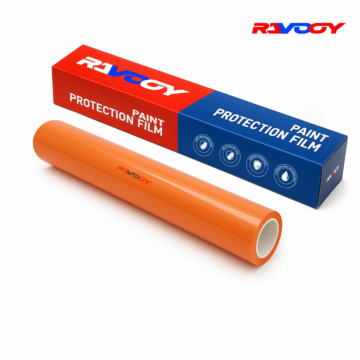 

High Quality Glossy Summer orange Vinyl Wrap Film Self-Adhesive Auto Tuning Vinyl Stickers Durable Paint protective film
