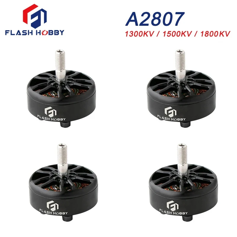 FLASHHOBBY A2807 2807 1800KV 4S 1500KV 1300KV 6S bezszczotkowy silnik do dronów FPV Freestyle dalekiego zasięgu DIY części