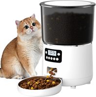 Automatic Cat Feeder 4L APP Control WiFi Smart Pet Food Dispenser With Stainless Steel Bowl Regular Meal Feeding