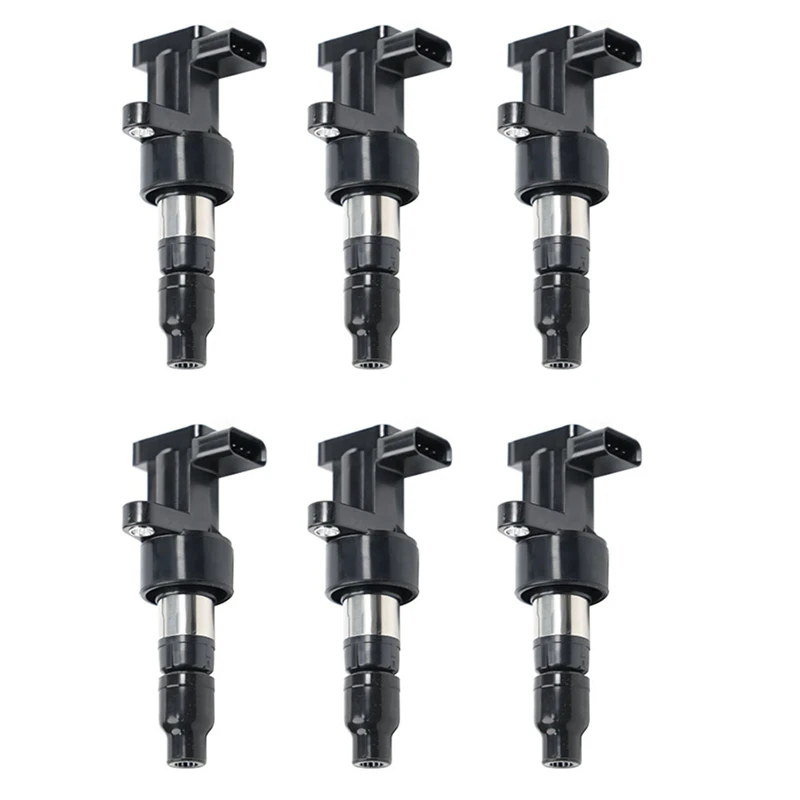 6Pcs Ignition Coils UF435 C2S42673,C2S11480 For Jaguar X-Type S-Type 2.5L 3.0L 2002-2008