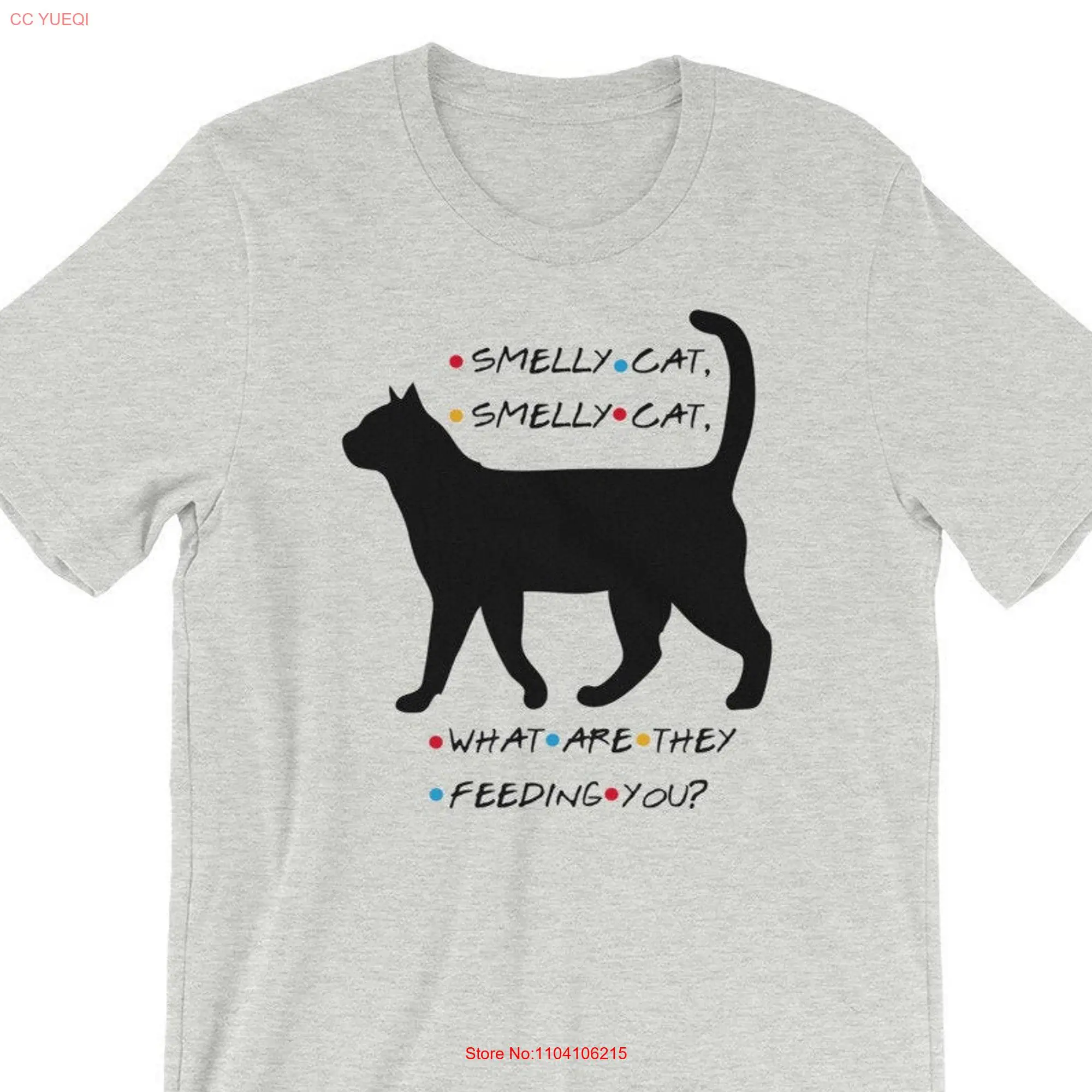 FRIENDS Phoebe Smelly Cat Song T Shirt long or short sleeves