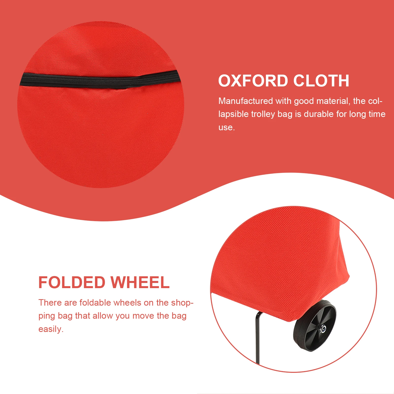 

Storage Bag Loundry and Shopping with Wheels Travel Tote Bags Folding for Groceries Grocery Cart Collapsible Foldable Rolling