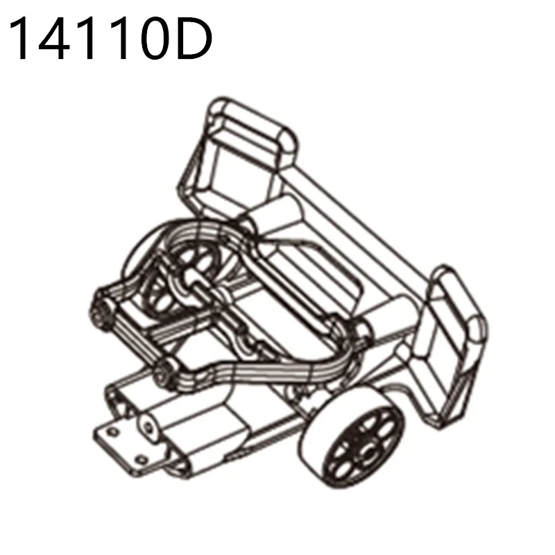 MJX Hyper Go 14211 Modified Accessories Differential Swing Arm Shock Absorber Tire Bumper Gear Swing Arm RC Car Spare Parts