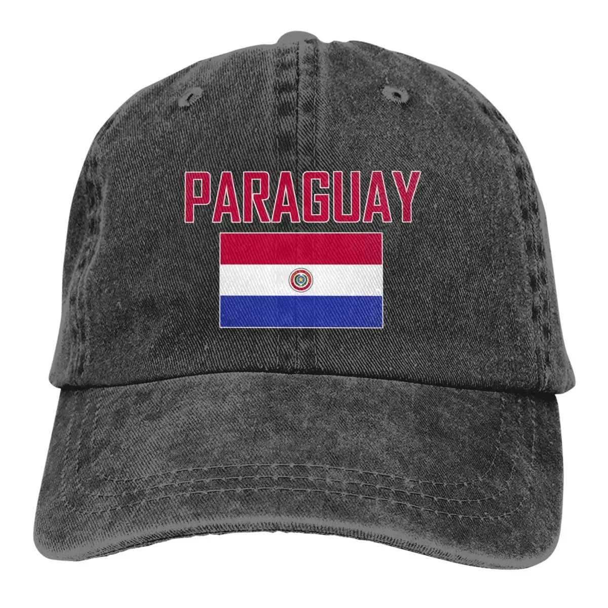 Flag of PARAGUAY Baseball Caps Unisex Soft Casquette Cap Fashion Denim Hat Vintage Adjustable Dad Hat