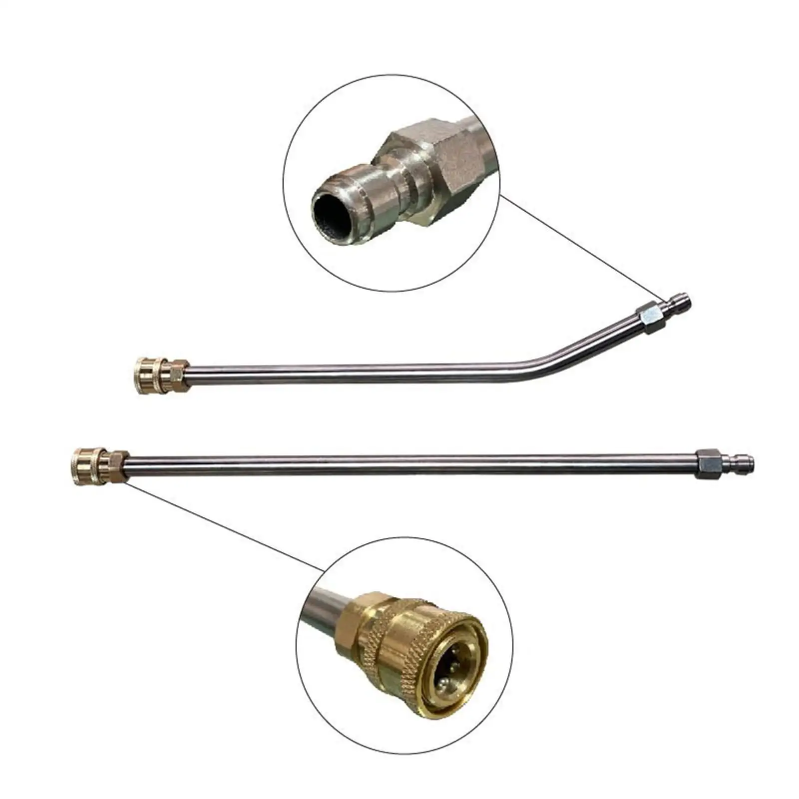 Pressure Washer Undercarriage Cleaner with Extension Rods Multifunctional Car Wash Machine for Patio Vehicles
