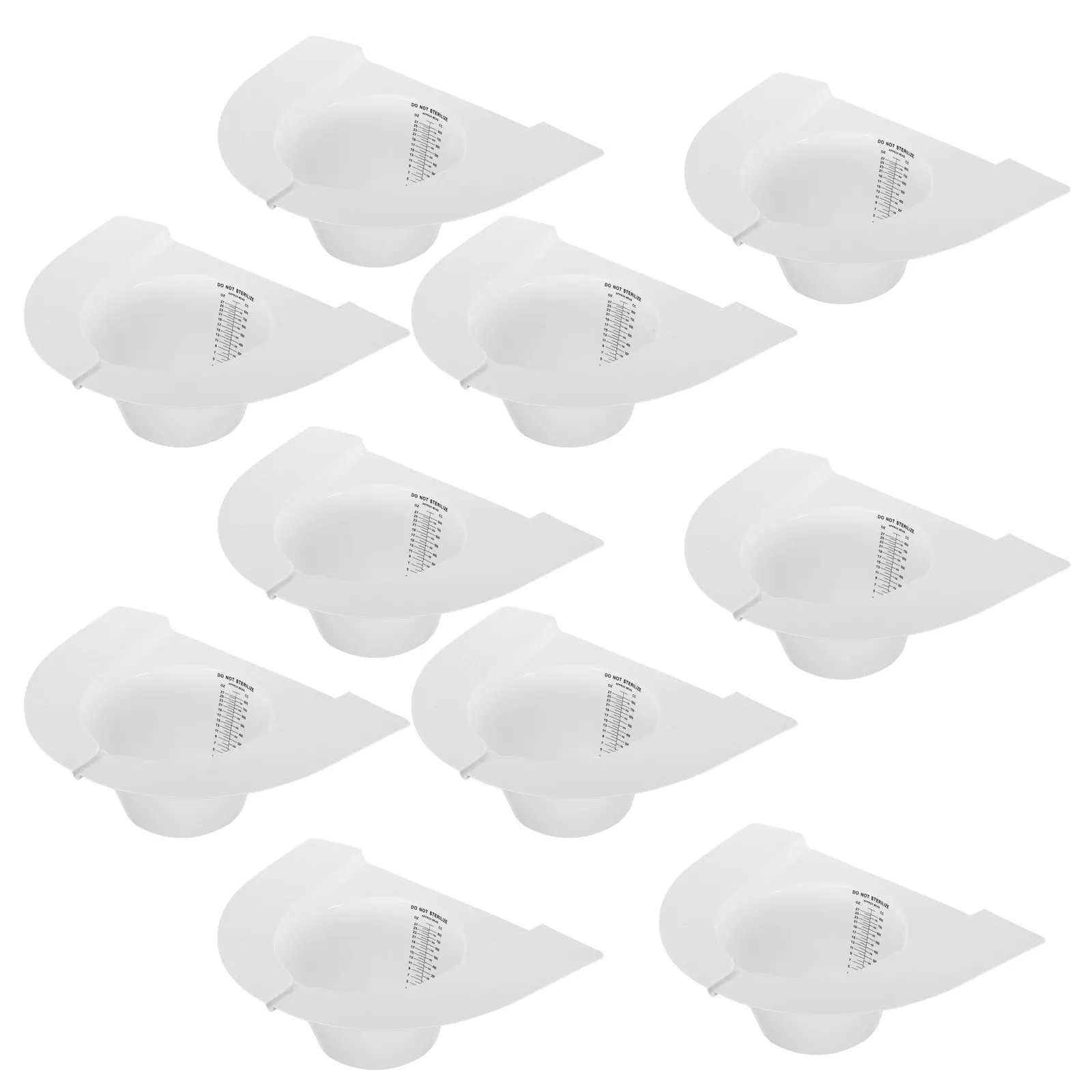 

10pcs Specimen Collector Pans 800Cc Graduated Hats For Toilet Commodes Universal Stool Sample Collection Lab