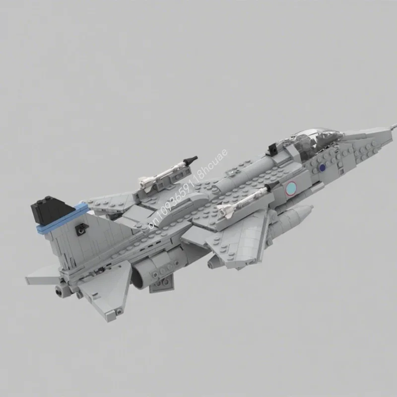 748pcs MOC SEPECAT Jaguar GR Creator Model Building Blocks Construction Assemble Toy DIY Creative Brick Christmas Gifts Kids