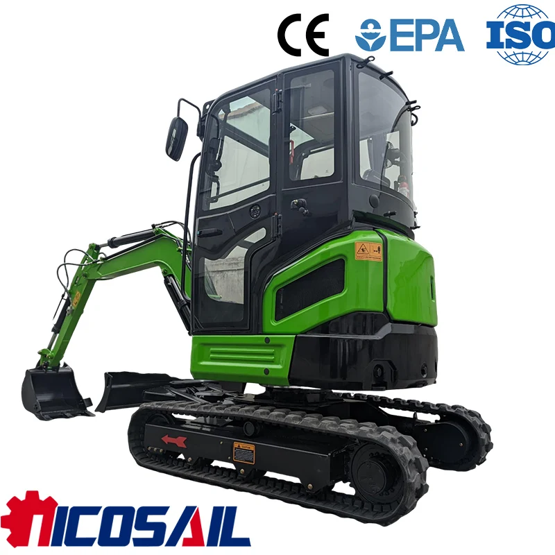 Nicosail 3 Ton Small Excavator CE Certified Reliable Quality Flexible Control for Agricultural Construction Work