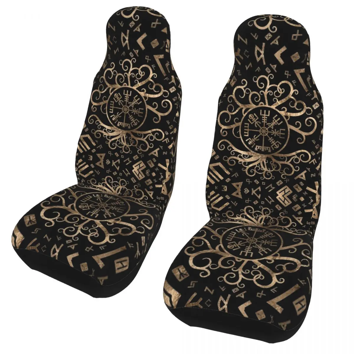 Tree Of Life Yggdrasil Runes Viking Universal Car Seat Cover Four Seasons Vikings Valhalla Car Seat Covers Fiber Car Styling