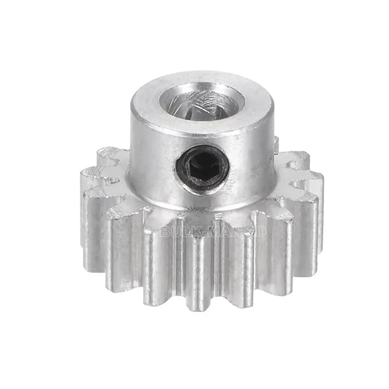 1Mod Spur Gear 16T 20T 32T 40T Metal Transmission Gear Wheel 6.35mm Bore Gear Pinion Motor Protruding Convex Gear