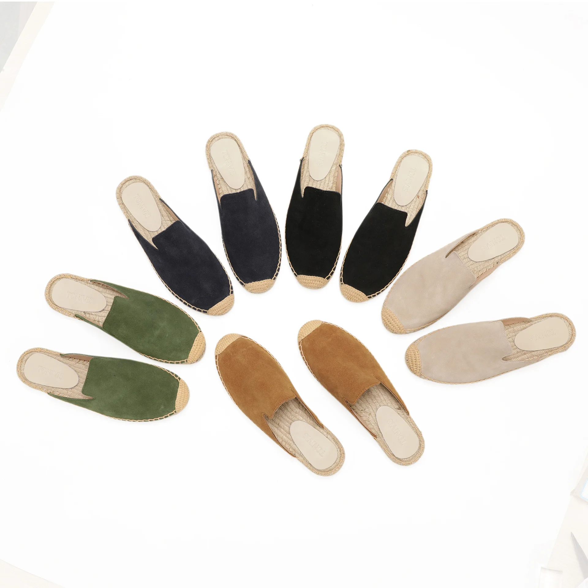 

2026 New Women Shoes Low Top Flat Breathable Jute Sole Casual Slip On Wholesale
