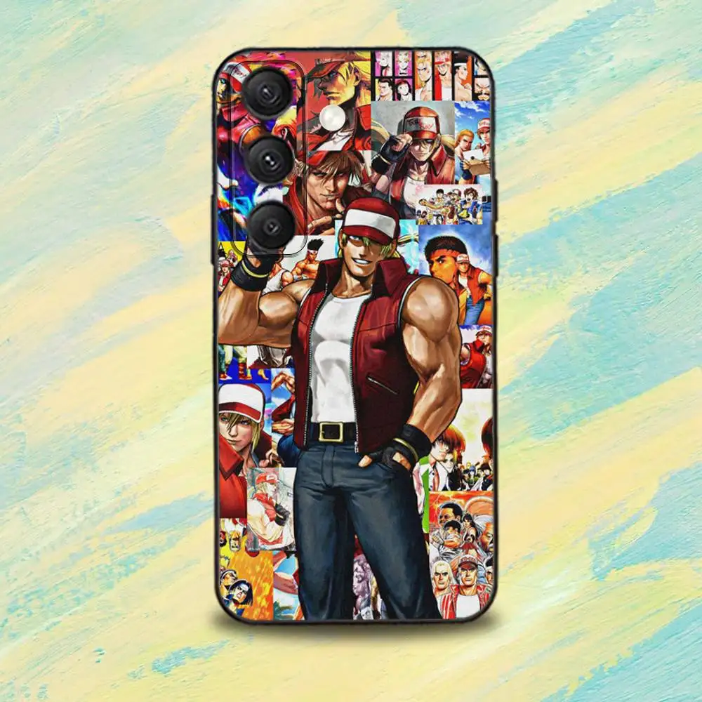 Funda de teléfono Cool KingS Of F-Fighters para Samsung S25,S24,S10,S22,S21,S20,S23,Ultra,Plus,Lite,FE, funda negra de silicona suave