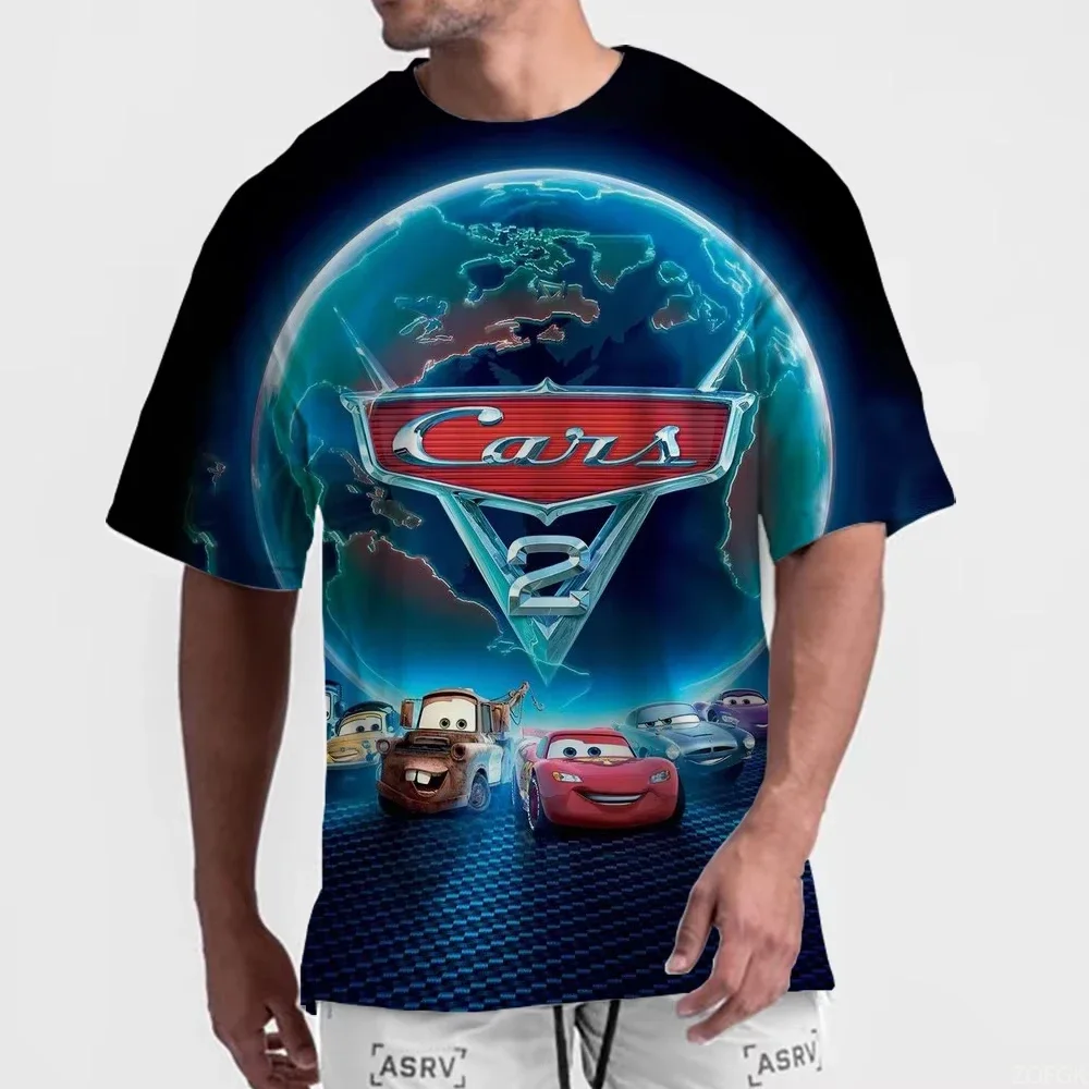 جديد ديزني بيكسار سيارات تي شيرت ثلاثية الأبعاد مطبوعة الكرتون البرق ماكوين تي شيرت رجالي عادية المتضخم الرياضة موضة الاطفال/الكبار بلايز #5