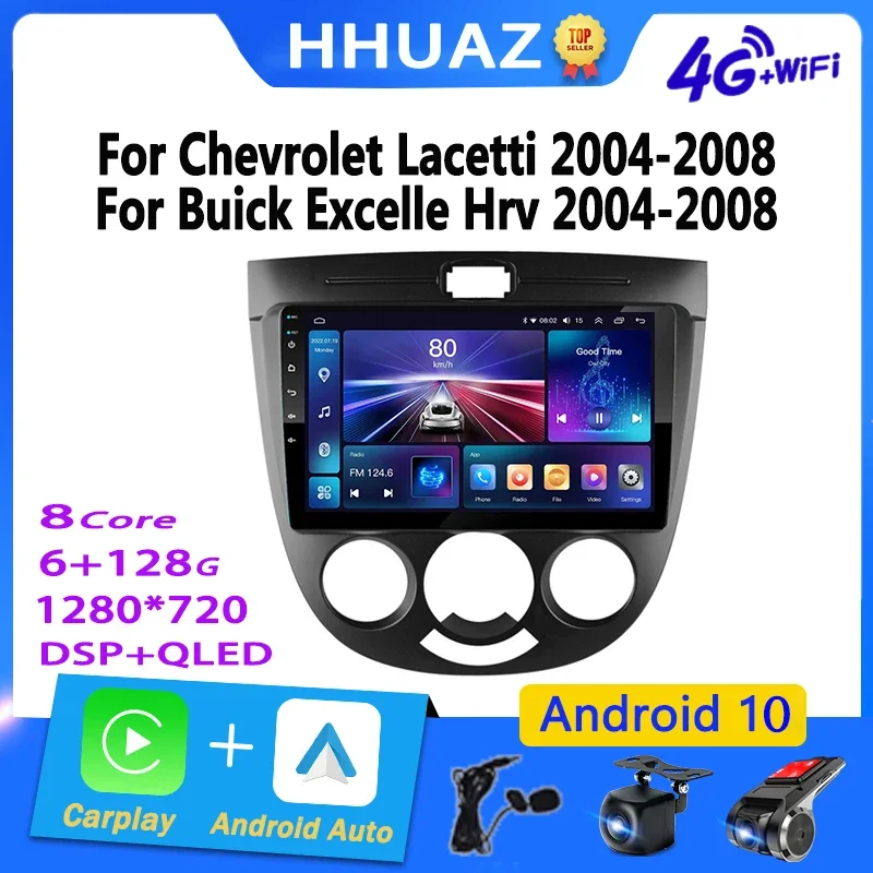 

Android Car Radio Carplay for Chevrolet Lacetti J200 Buick Excelle Hrv Player Navigation Multimedia Stereo Carplay System 2Din