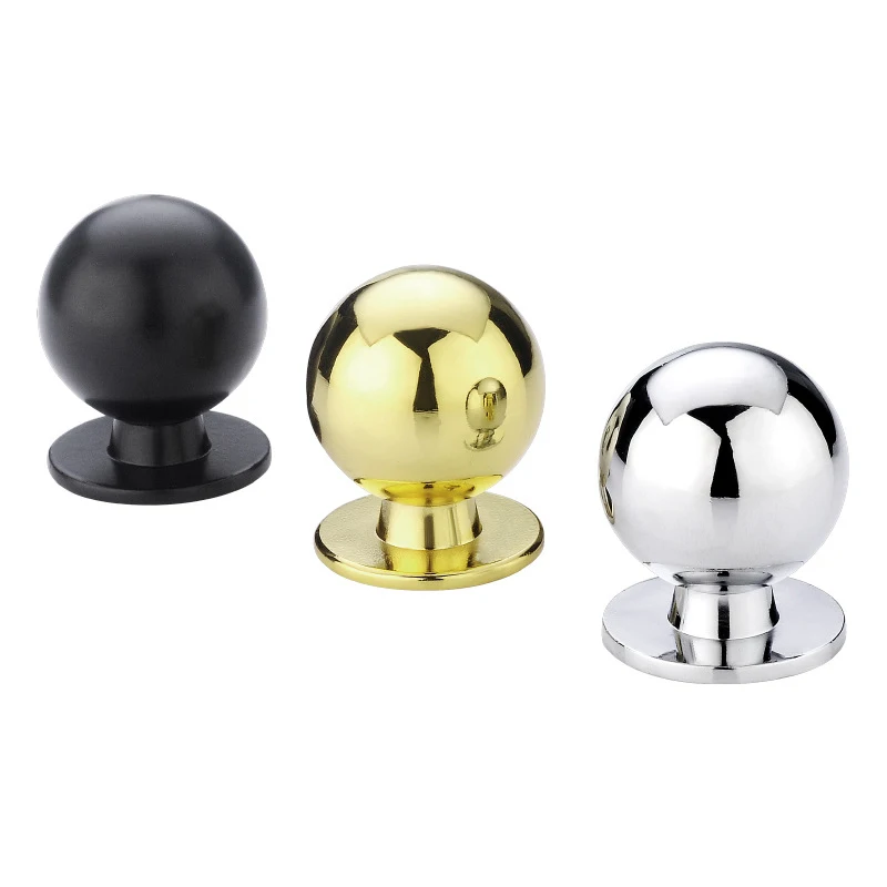 1PCS Modern Minimalist Mushroom Shaped Zinc Alloy Single Hole Handle Clothing Cabinet Door Circular Drawer Exposed Handle