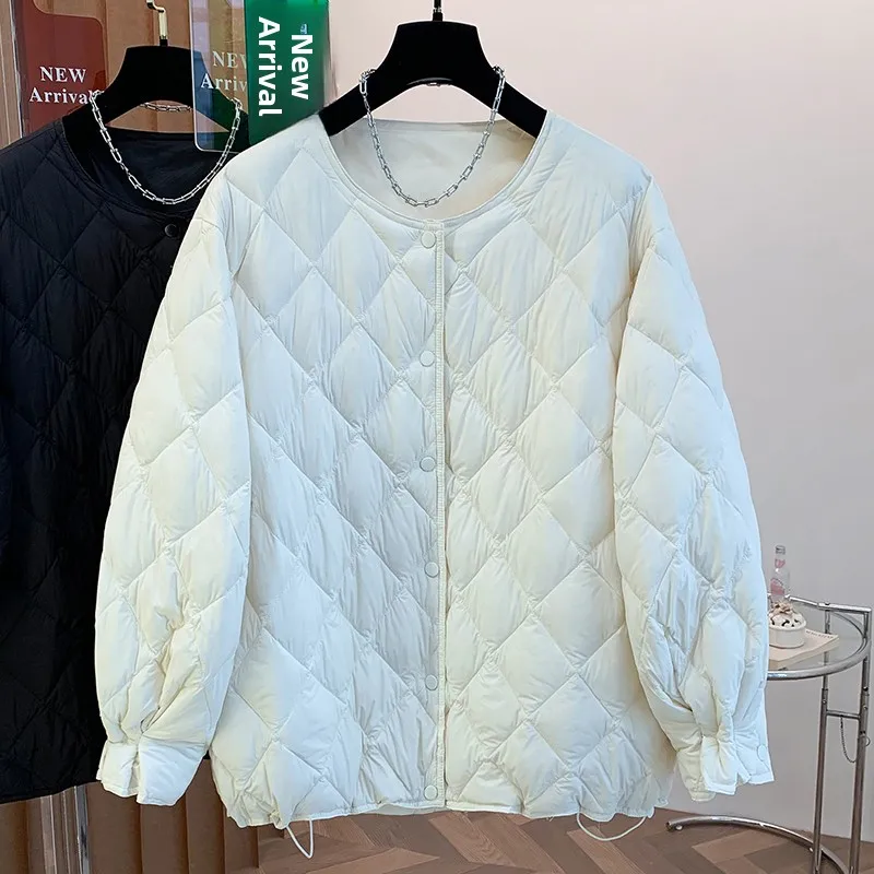 

Unique Super Beautiful Padded Cotton Jaet Loose Outerwear Women's Small Size Winter New Color Petal Sve Diamond Pa...