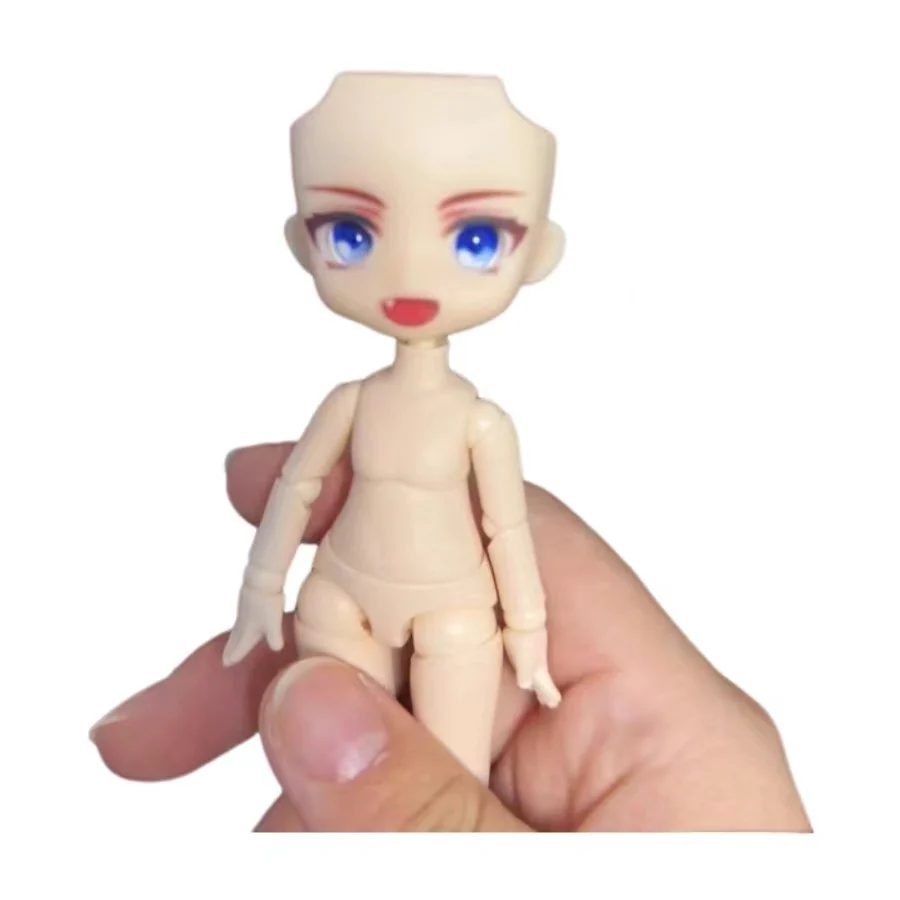 

Tartaglia Ob11 Face with Eyes GSC Hair 1/12 BJD Customized Product Genshin Impact Cosplay Cool Ob22 Doll Accessories