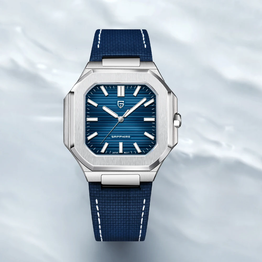 

PAGANI DESIGN Men's Watches Square Luxury Quartz Watch Men Stainless steel Wristwatch For Men 100M Waterproof 2025 New