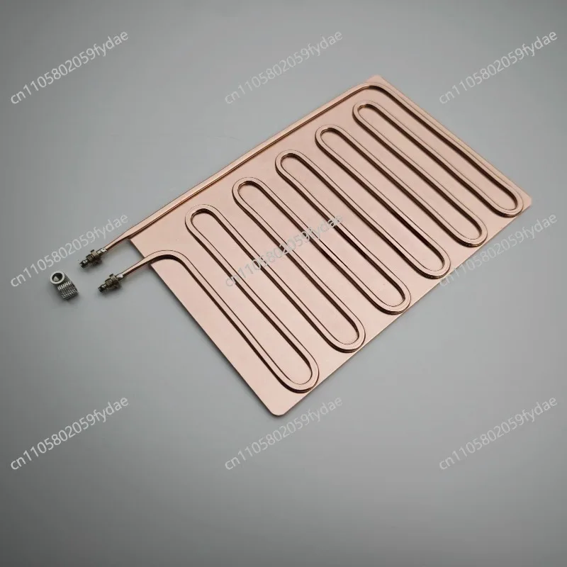 Tablet phone copper heat dissipation water cooling sheet semiconductor liquid DIY water cooling