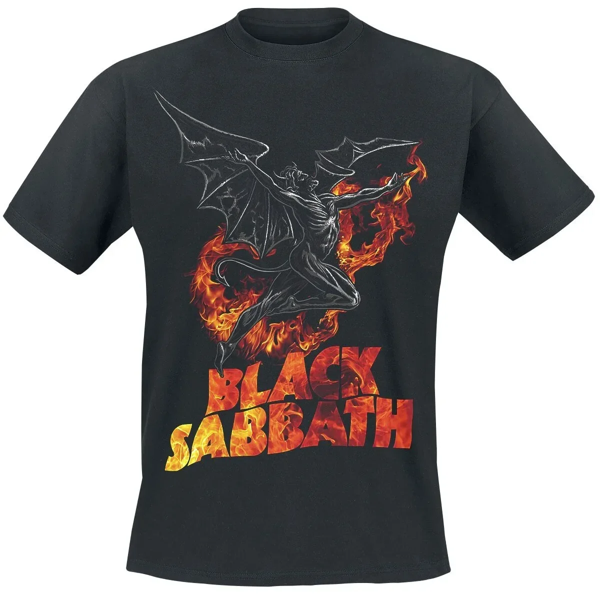 Black Sabbath 1970 Debütalbum House Print T-Shirt für Männer und Frauen, Heavy-Metal-Band Unisex-Tee – Detail 4