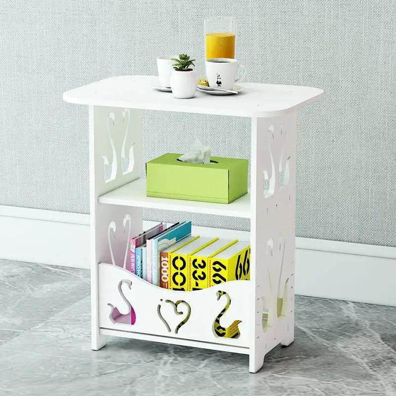 Beside Table Living Room Small Table Sofa Side Table Balcony Coffee Table Rental Simple Small Bedside Tables Storage Cabinet