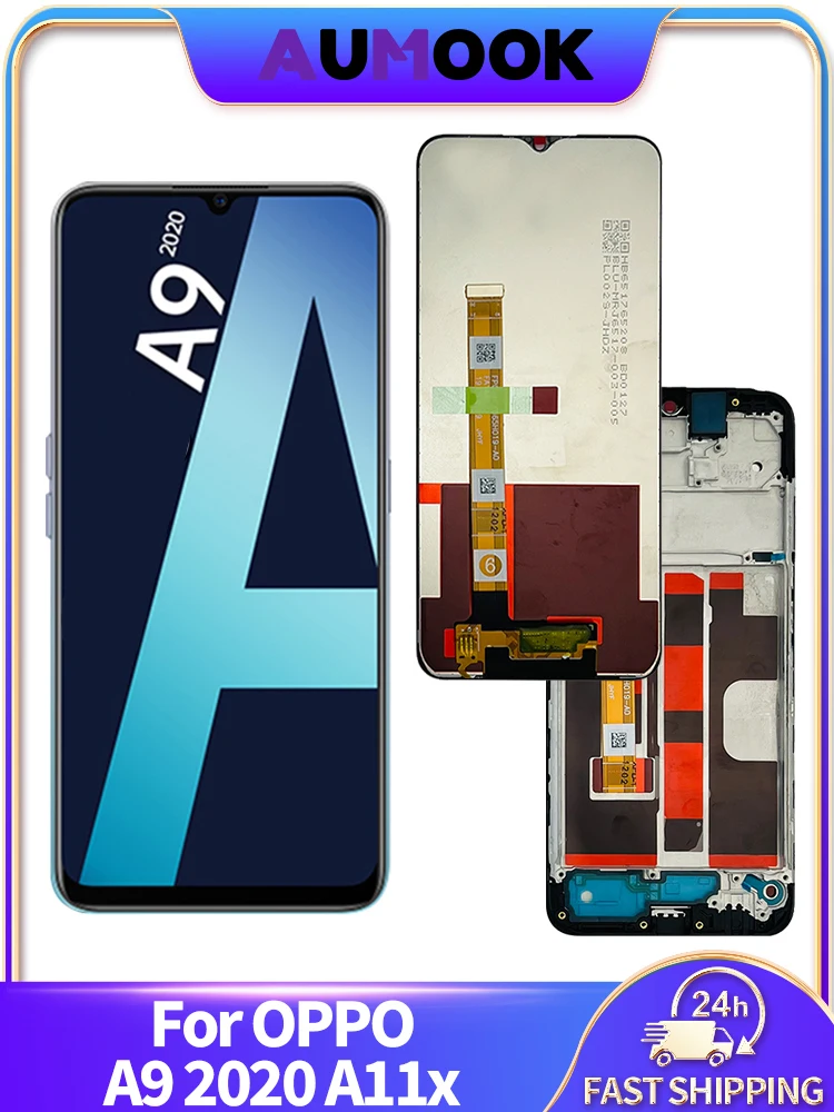 IPS LCD dla OPPO A9 2020 A11x Wyświetlacz LCD Ekran dotykowy Digitizer Zespół z ramką CPH1937 CPH1939 CPH1941 Części zamienne — zdjęcie produktu 7