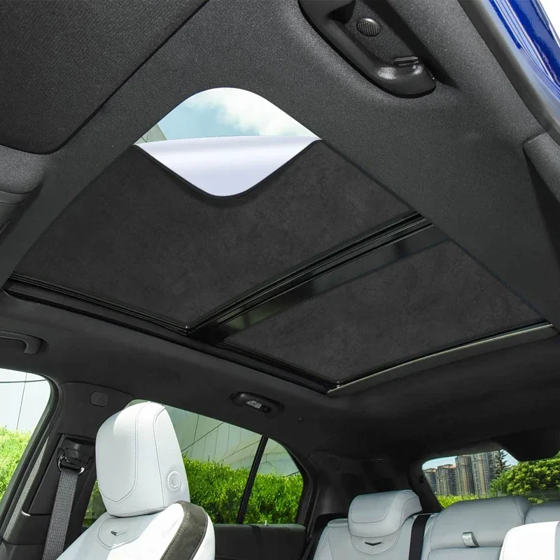 

Car Suede Fabric Anti-uv Electrostatic Adsorption Sunroof Sunshade Heat Insulation Skylight For CADILLAC XT4 2018-Present