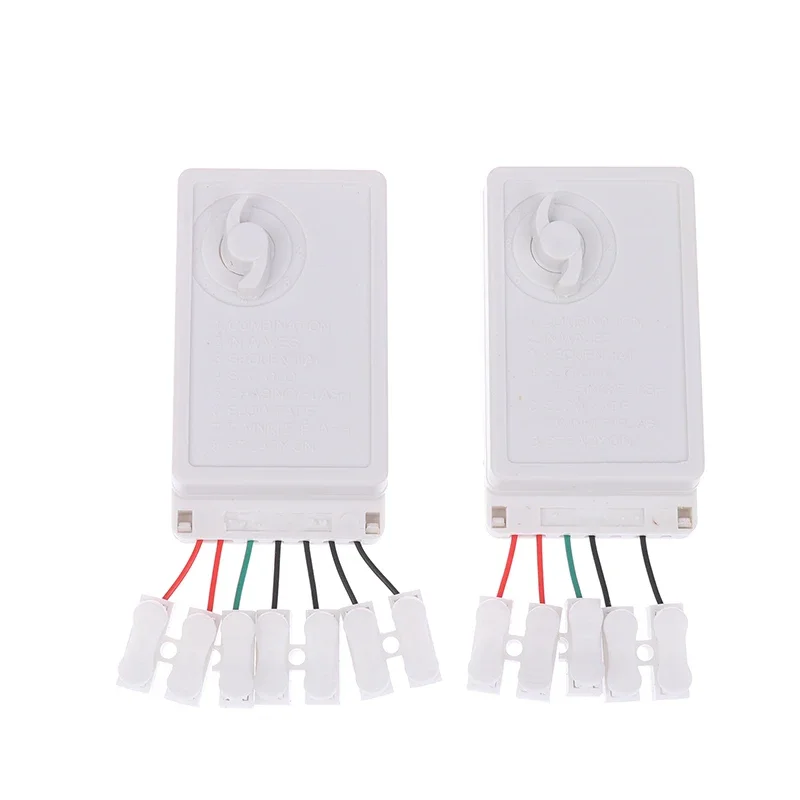 LED String Dimmer EK-04 2/4-Way 8 ฟังก์ชั่นลูกบิด/บัดกรี-ฟรีประเภท PUSH ปุ่มประเภทปรับแสง CONTROLLER