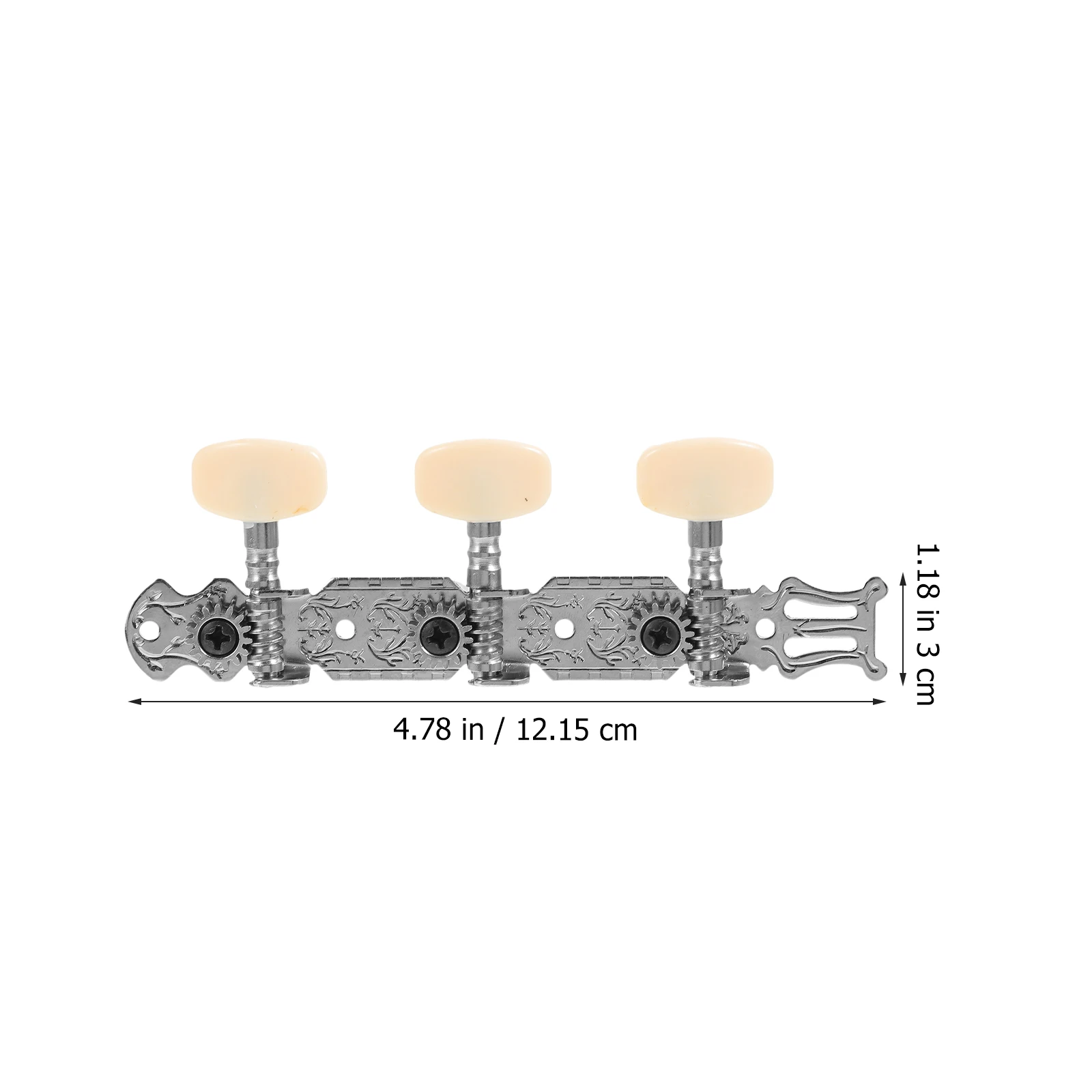 

2pcs Guitar Tuning Pegs Resin Handle Strong Metal Alloy Classical Instrument Accessories Alignment String Knob For Acoustic