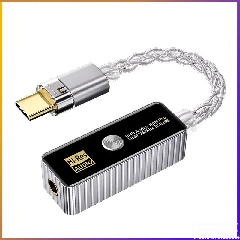 HA01 Dual Chip CS43198+CT7601 Portable USB HIFI &AMP Headphone Amplifier Lossless Portable Dongle DSD256 PMC 32Bit/762Hz