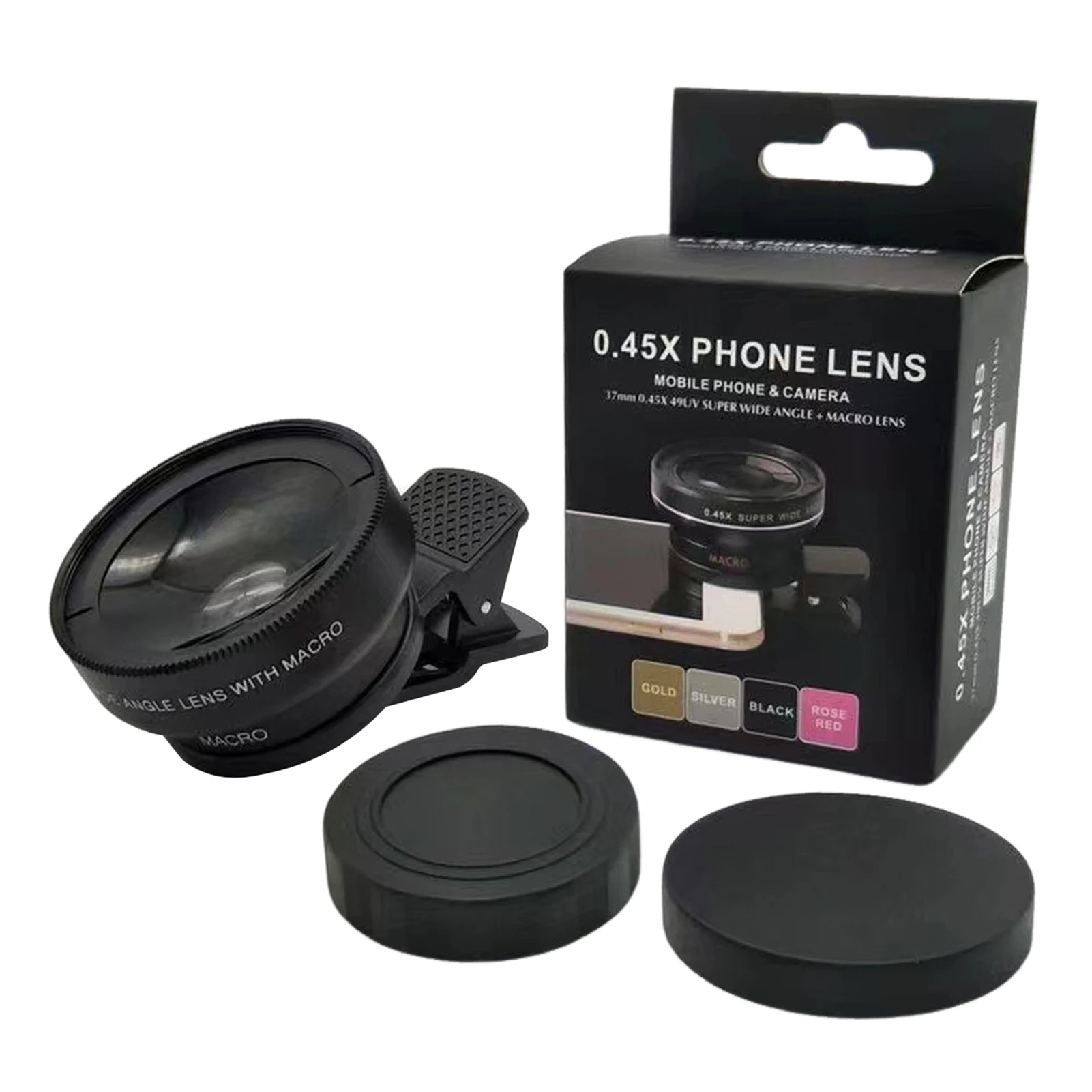 Universal Clip-On Phone Lens 2 In 1 Clip-on Lens Kit For Vlogging