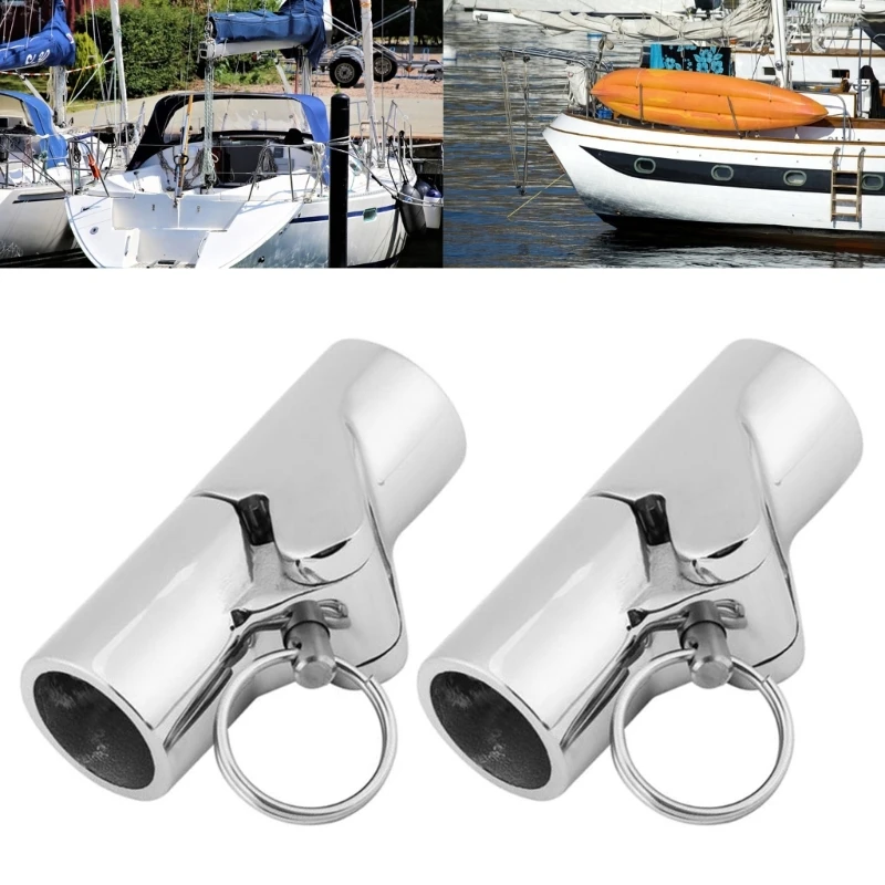 316 Stainless Steel Boat Hardware Rotating Pipe Joint Tube Coupling Connector Fitting for Marine Yacht Building Dropshipping