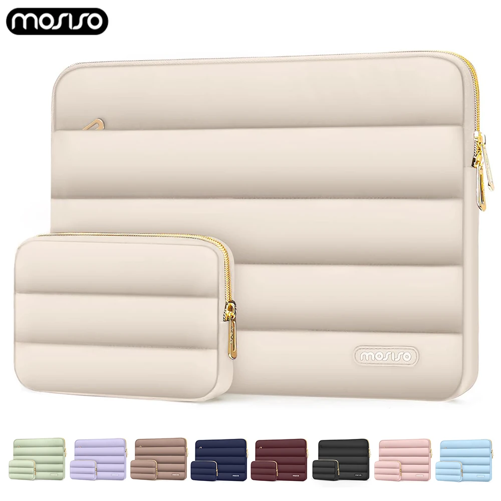 

Puffy Laptop Sleeve 13 14 15 16 inch for 2024 MacBook Air Pro M1 M2 M3 Cute Notebook Carrying Case Cover Waterproof Computer Bag